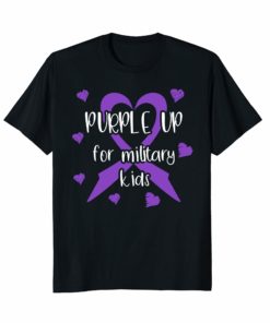 Purple Up For Military Kids Shirt