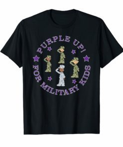 Purple Up For Military Kids T-Shirt