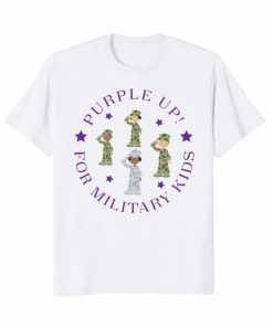 Purple Up For Military Kids T-Shirt