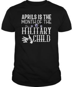 Purple Up T Shirt Month Of Military Child Kids Awareness