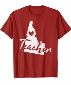 Red For Ed Idaho Teacher T Shirts