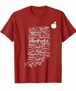 Red For Ed Indiana Teacher T-shirt Men Women