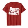 Red For Ed Oregon Teacher T Shirts RedForEd Tee Shirt.