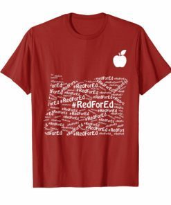 Red For Ed Oregon Teacher T-shirt Men Women