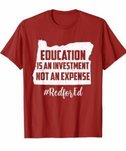 Red For Ed Shirt Oregon Education OR Teacher #redfored