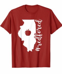Red For Ed T-Shirt Illinois Teacher Public Education