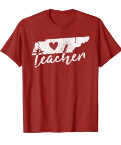Red For Ed Tennessee Teacher T Shirts
