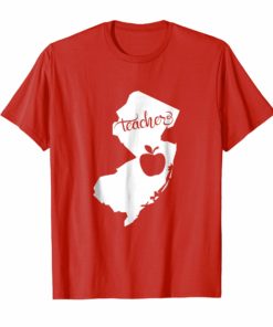 Red for Ed New Jersey Teacher TShirt