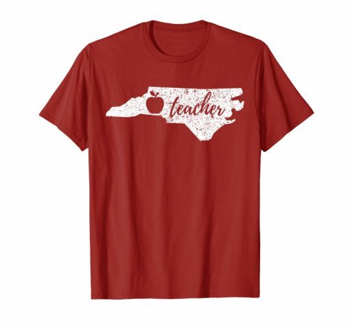 Red for Ed North Carolina Teacher Protest Shirt men women