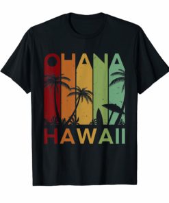Retro Ohana Hawaii Tropical Vintage T-shirt