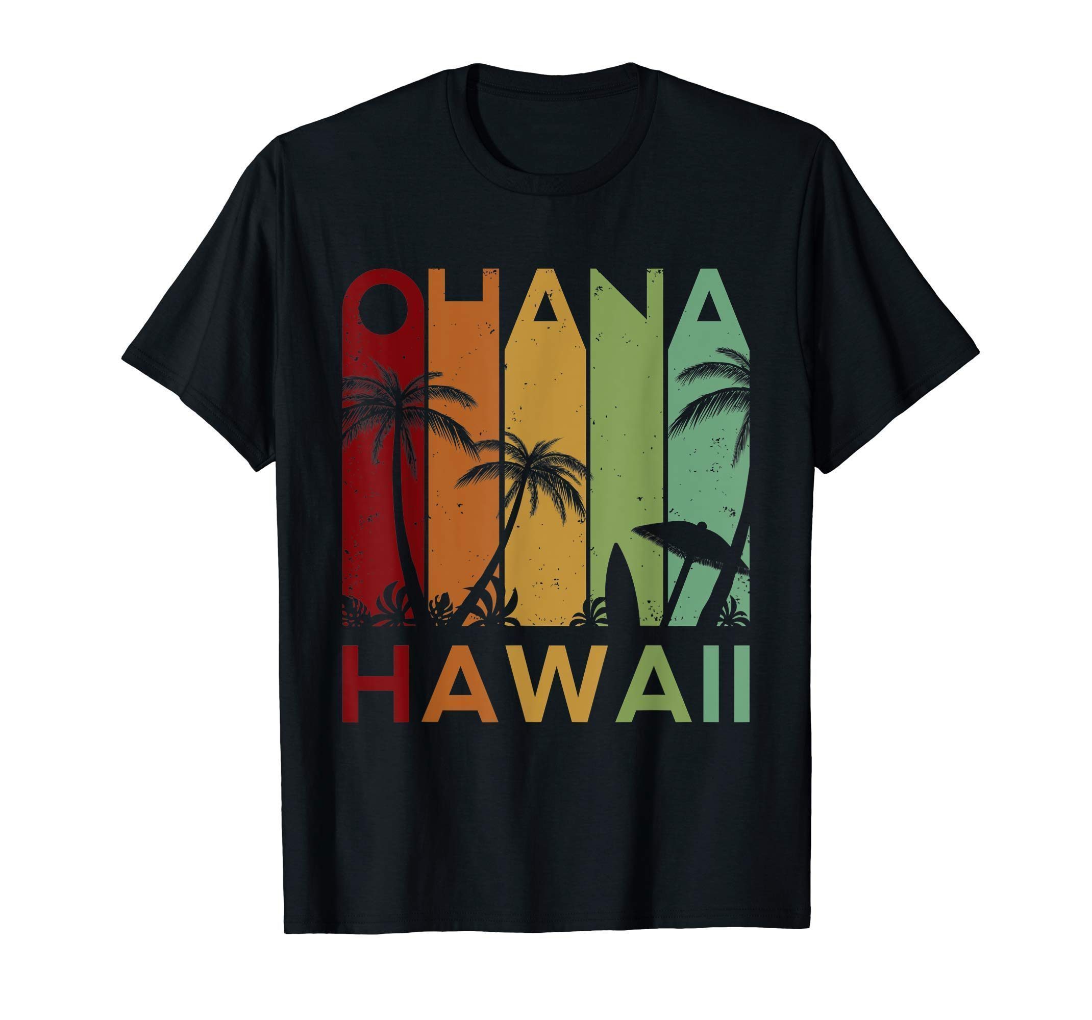 Retro Ohana Hawaii Tropical Vintage T-shirt - ShirtsMango Office