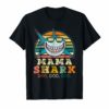 Retro Vintage Mama Shark TShirt Halloween Costume Gift