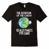 Rotation of the Earth Makes My Day Funny Science Shirt