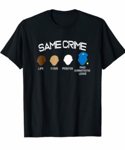 Same Crime Different Time Funny T-Shirt