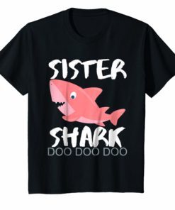 Sister Shark Shirt Gift Exchange Idea Christmas Gift Women