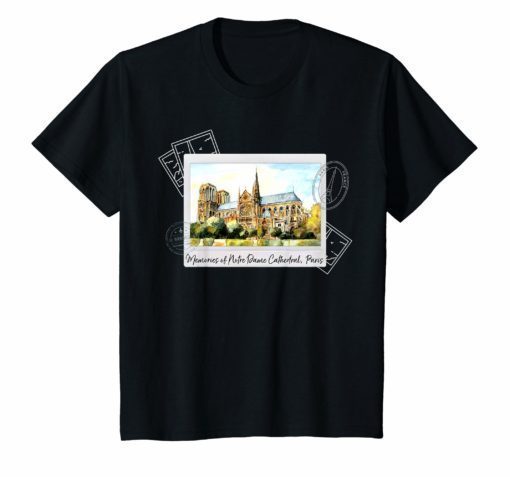 Spring Memories of Cathedral of Notre Dame T-Shirt