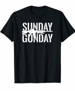 Sunday Gunday 2nd Amendment Right To Bear Arms TShirt