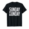 Sunday Gunday Handgun Shooting Pistol Firearms T Shirt