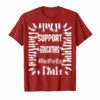 Support Educators Red for Ed T Shirt for Teachers