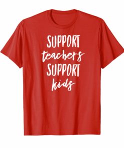 Support Teachers and Kids Washington Red For Ed Shirt