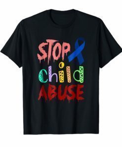 Teacher Stop Child abuse awareness T-Shirt