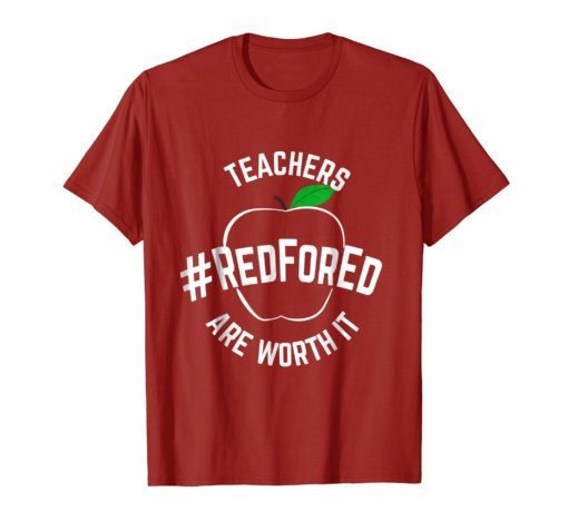 Teacher Support Red for Ed T Shirt