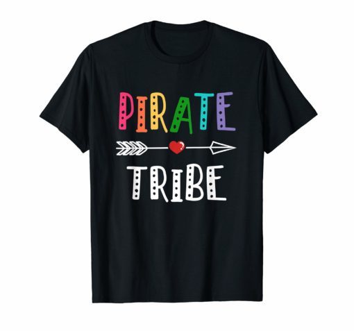 Team Pirate Teacher Tribe Back To School Shirt