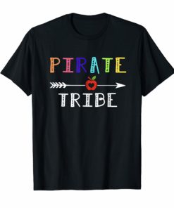 Team Pirate Teacher Tribe Back To School Tee Shirt