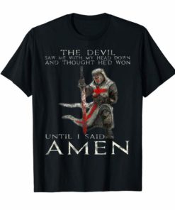 The Crusader T Shirt - The Devil Saw Me - Knight Templar