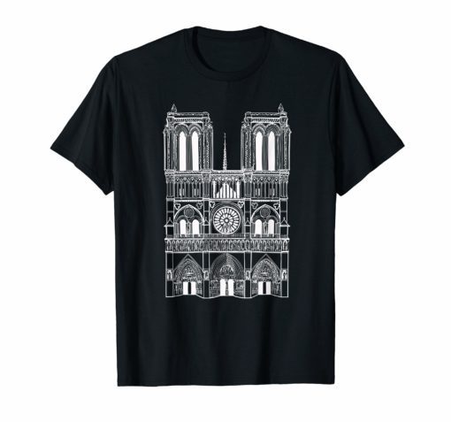 Vintage Cathedral of Notre-Dame Paris Gift Shirt
