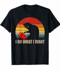 Vintage Do what cat want cat lover cat mom t shirt gift