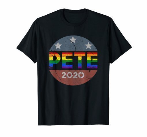 Vintage Mayor Pete Buttigieg For President 2020 LGBT T-shirt