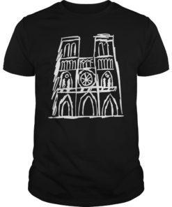 Vintage Notre Dame Cathedral Gift TShirt