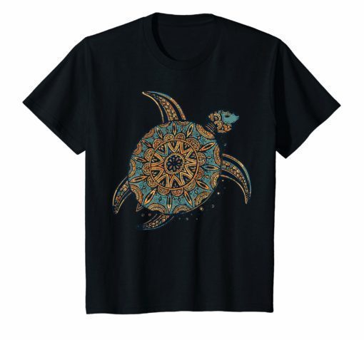 Vintage Tribal Hawaiian Sea Turtle T-Shirt