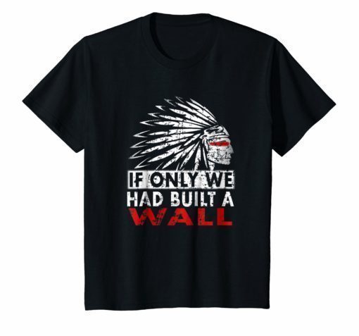 We should have built a wall shirt Native American tee Shirt