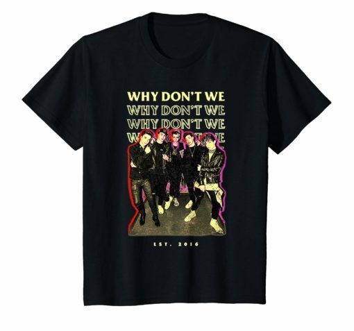 Why We Don't Vintage Rockers Music Band Fans TShirt
