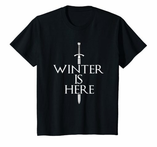 Winter Is Here Fan Holiday T-Shirt