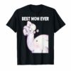 Womens Best Mom ever Elephant Mother's day Tshirt for Mother