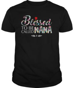 Womens Blessed To Be Called Nana T-Shirt