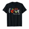 Womens Colorful Love Grammy Life Tshirt