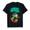 World Peace Tree Tshirt - Love People Earth Day Tee Shirt