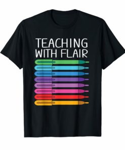 teaching with flair shirt great teacher gift for teacher day