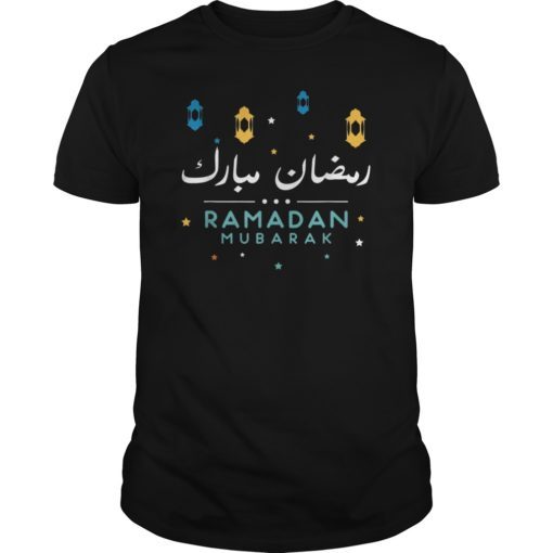 Arabic Ramadan Mubarak Decoration Graphic T-shirt Gift