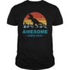 Awesome Since 2014 Shirt 5 Years Old Dinosaur Gift