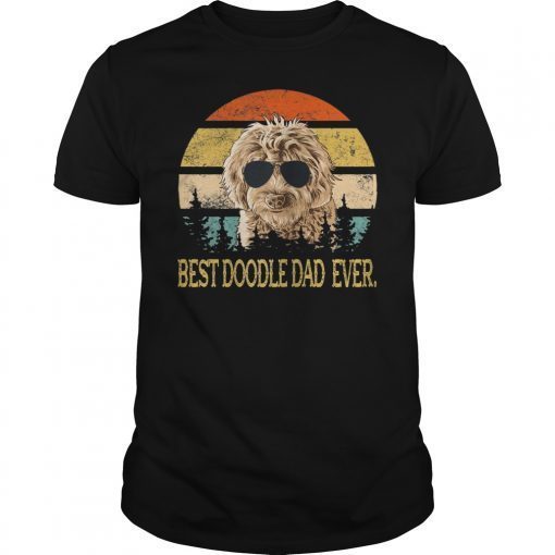 Cool Best Doodle Dad Ever T-Shirt