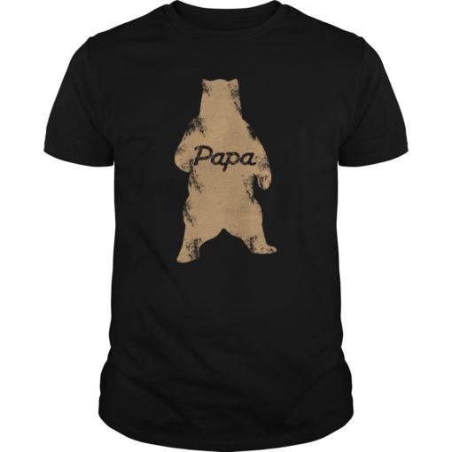 Big Papa Bear Dad T Shirt T-Shirts
