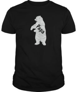 Big Papa Bear Dad T Shirt Tee Shirts