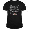 Blessed Grandma Tee Shirt with floral heart Mother's Day Gift