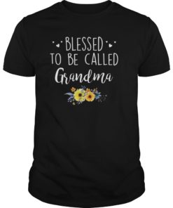 Blessed to be called Grandma T Shirt mother's day gifts