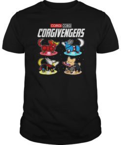 Corgi Dog Lovers Gift Corgivengers T-Shirt